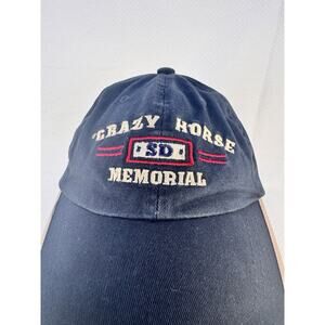CRAZY HORSE Memorial Hat Men's One-Size Beanie Cap Black Hills South Dakota